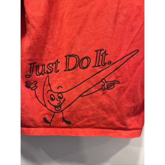 Nike Wash Drip Long Sleeve Shirt University Red DC2724-657 Men's Medium B103 - Picture 7 of 7